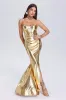 Xerca Metallic Tube Maxi Dress, S sold by Bella Barnett