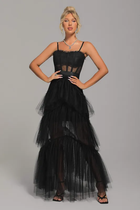 Astra Mesh Maxi Dress, L sold by Bella Barnett