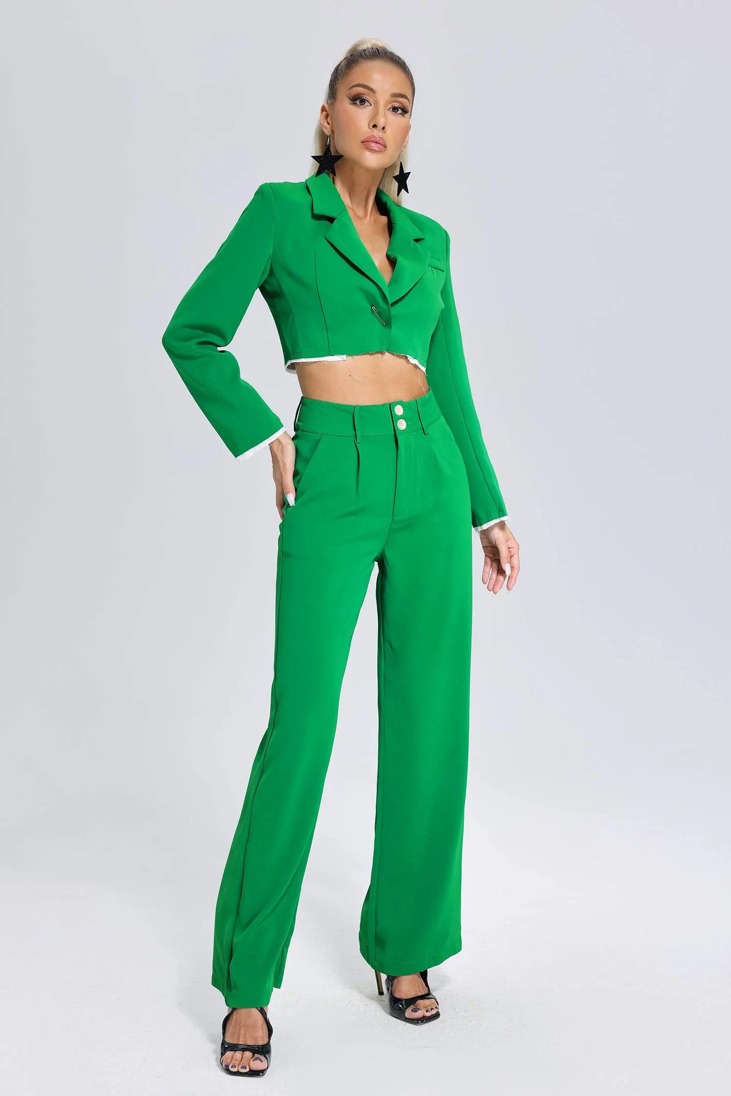 Oceane Blazer Set, L sold by Bella Barnett