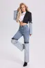 Merire Denim Patchwork Jacket, L sold by Bella Barnett
