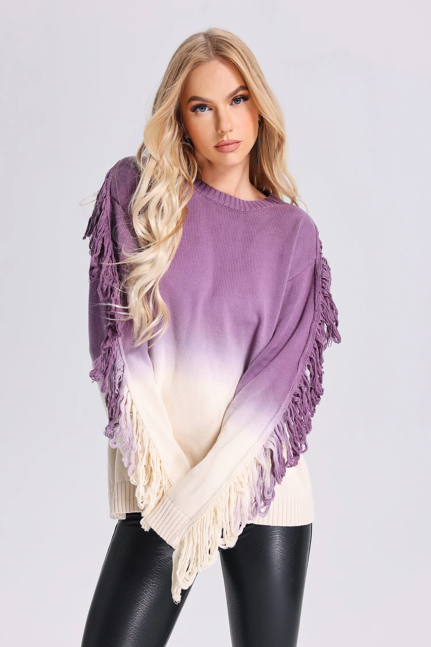 Persia Gradient Tassel Sweater sold by Bella Barnett product image thumbnail 2