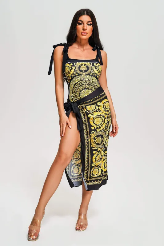 Truda Swimsuit Two Piece Set, M sold by Bella Barnett