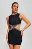 Sorrel Diamante Cutout Mini Bandage Dress, S sold by Bella Barnett