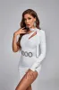 Hazada One Shoulder Mini Bandage Dress, M sold by Bella Barnett