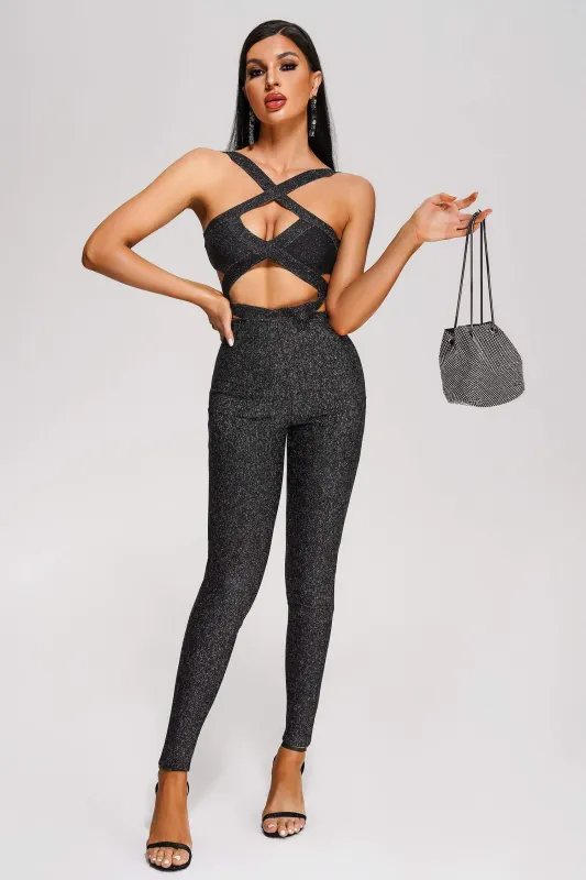 Lieve Bandage Jumpsuit, M sold by Bella Barnett