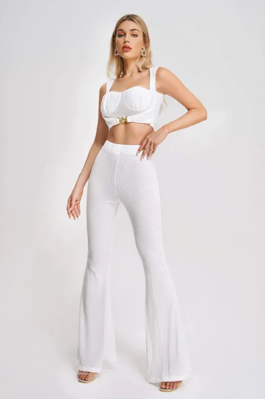 Ishi White Knit Set, L sold by Bella Barnett