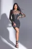 Eriel Diamante Mini Dress, L sold by Bella Barnett
