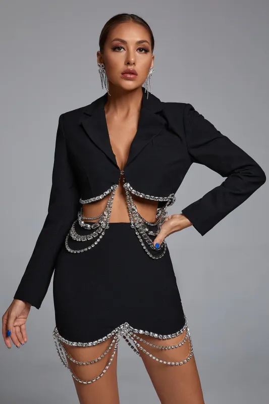 Katherine Crystal Set, L / Skirt sold by Bella Barnett