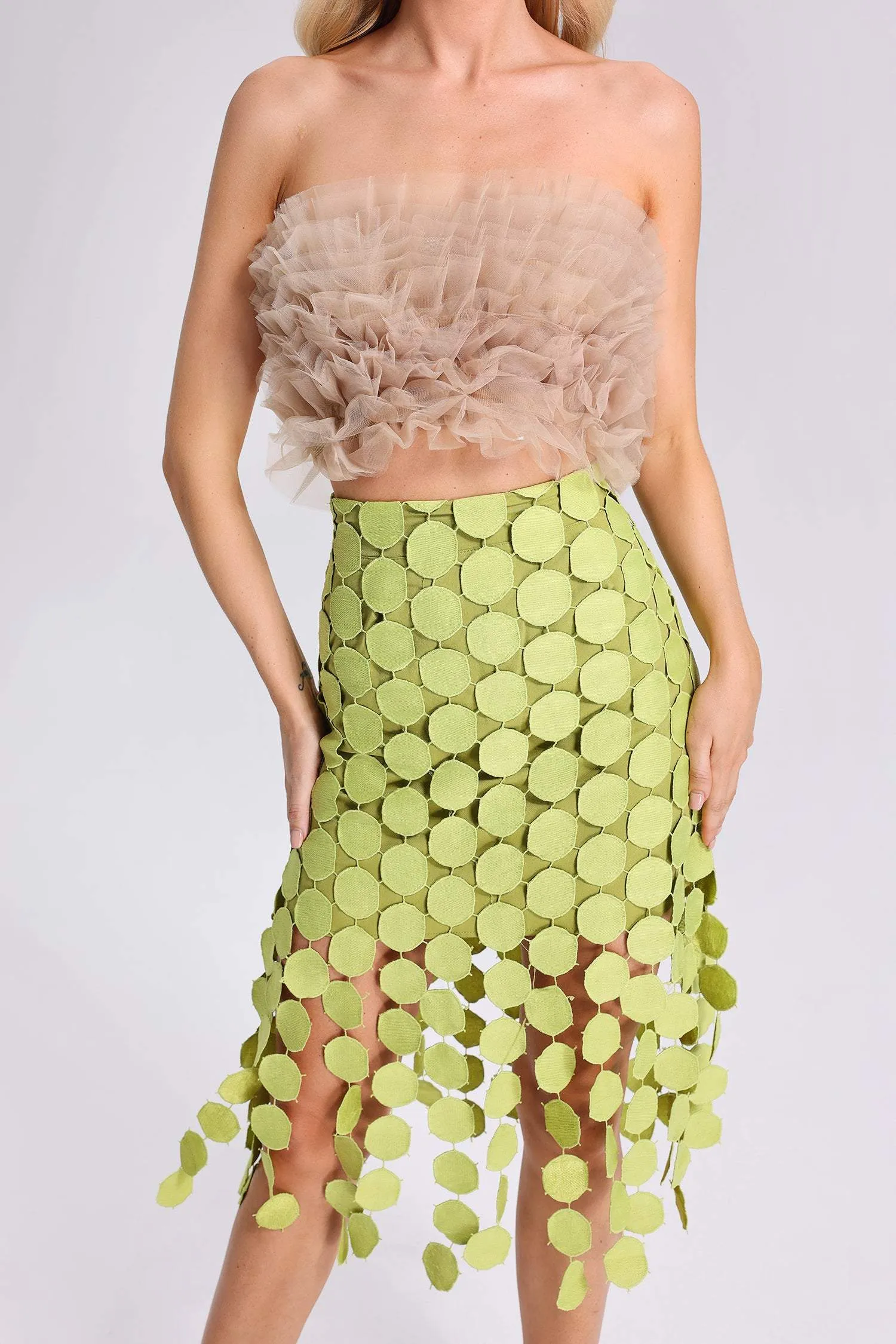 Rakel Circle Cutout Midi Dress, L sold by Bella Barnett product image thumbnail 2