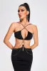 Etta Cutout Halter Maxi Dress, L sold by Bella Barnett
