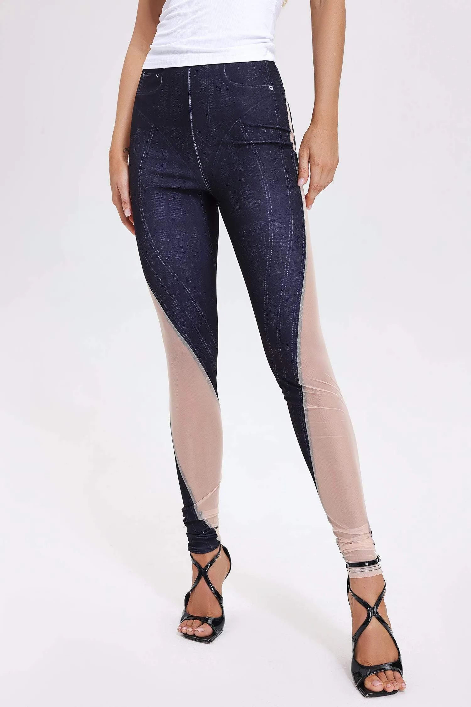 Odelia Patchwork Printed Pants - Black, L sold by Bella Barnett product image thumbnail 2