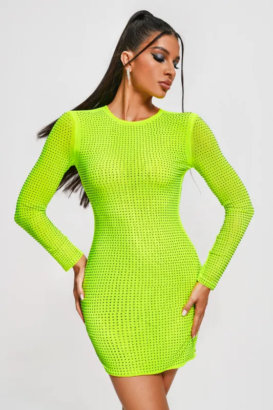 Ririe Diamante Mini Dress, L sold by Bella Barnett