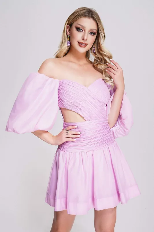Mindi Off Shoulder Mini Dress, M sold by Bella Barnett