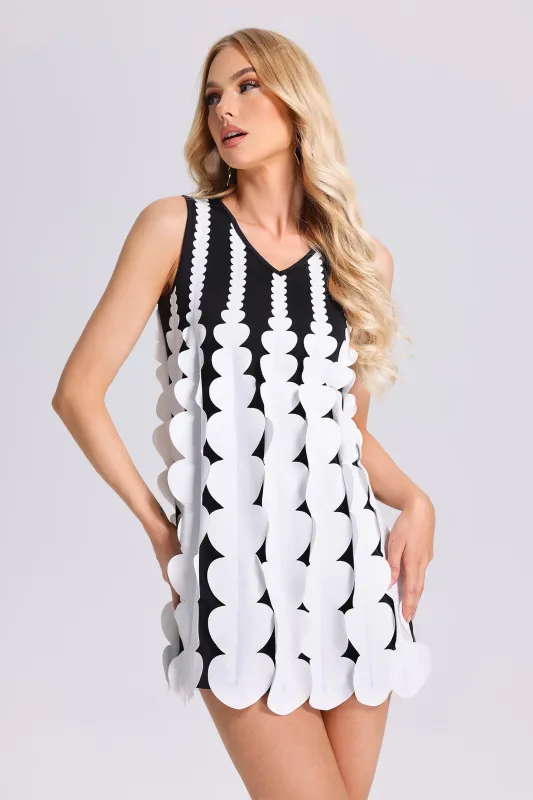 Jocelyn Sleeveless Mini Dress, L made by Bella Barnett