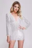 Yonce Sequin Mini Dress, L sold by Bella Barnett