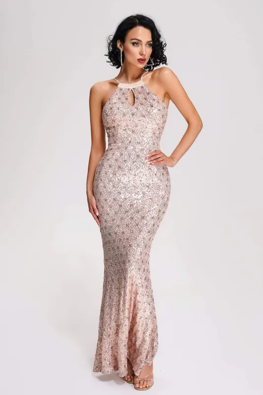 Ziska Sequin Maxi Dress, S sold by Bella Barnett