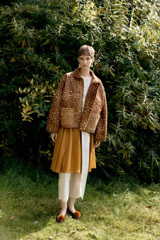 Deer Print Flying Jacket made by Cawley