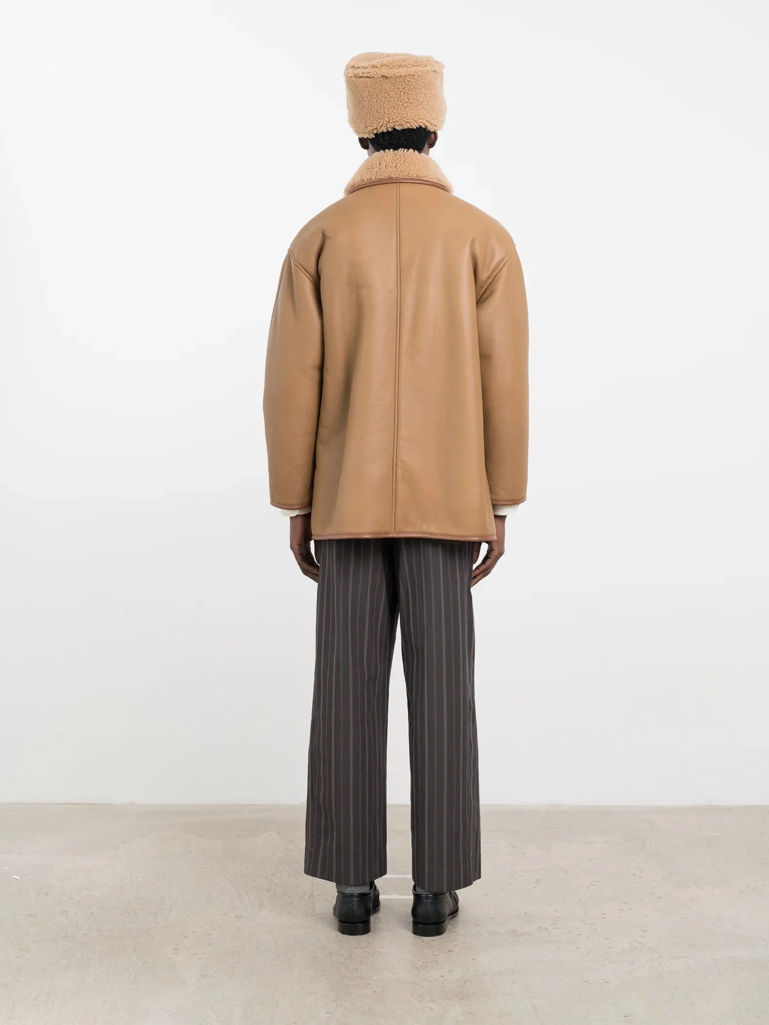 Tan Leather Back Curly Ronny Jacket sold by grays toronto product image thumbnail 4