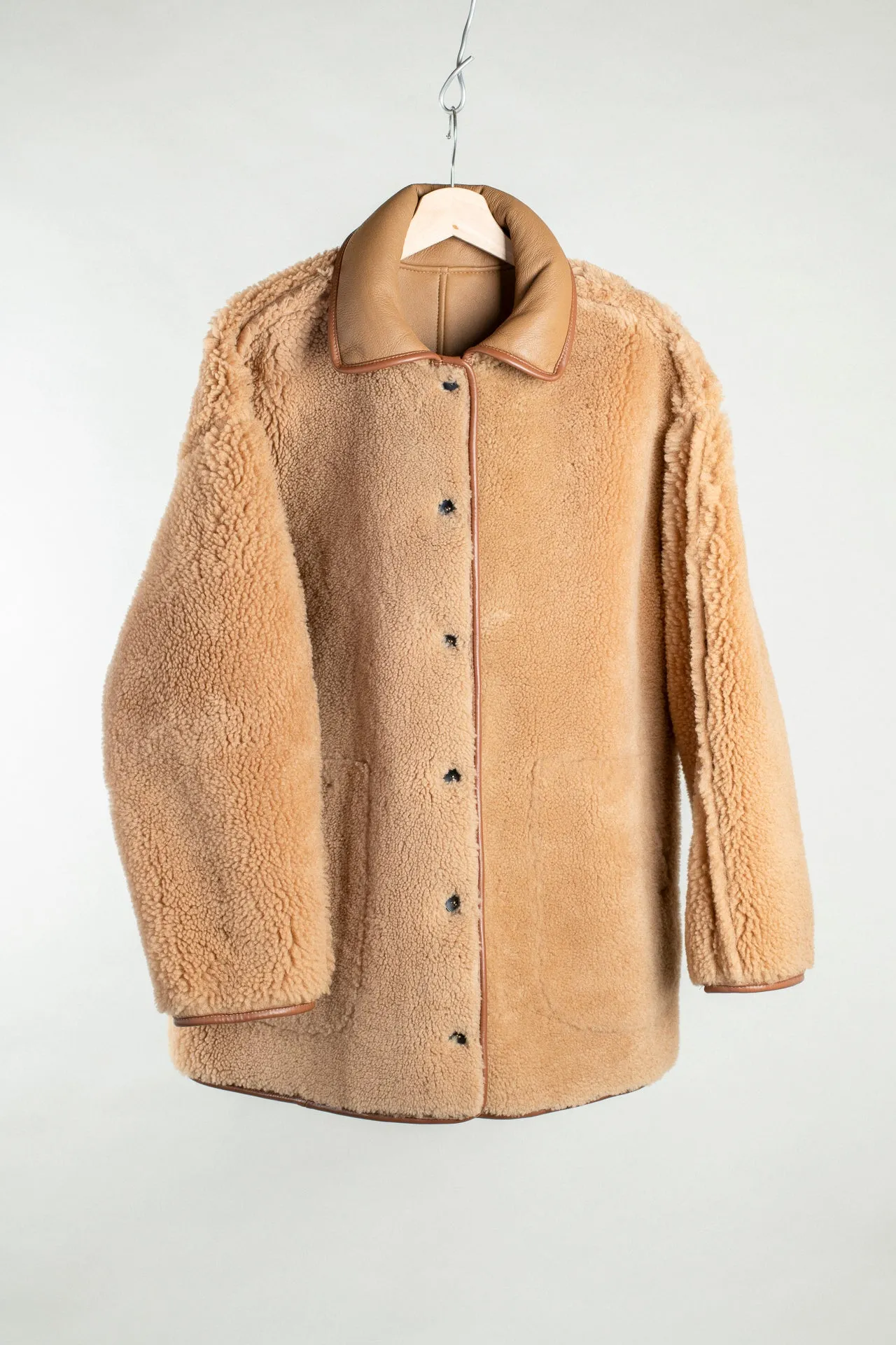 Tan Leather Back Curly Ronny Jacket sold by grays toronto product image thumbnail 5