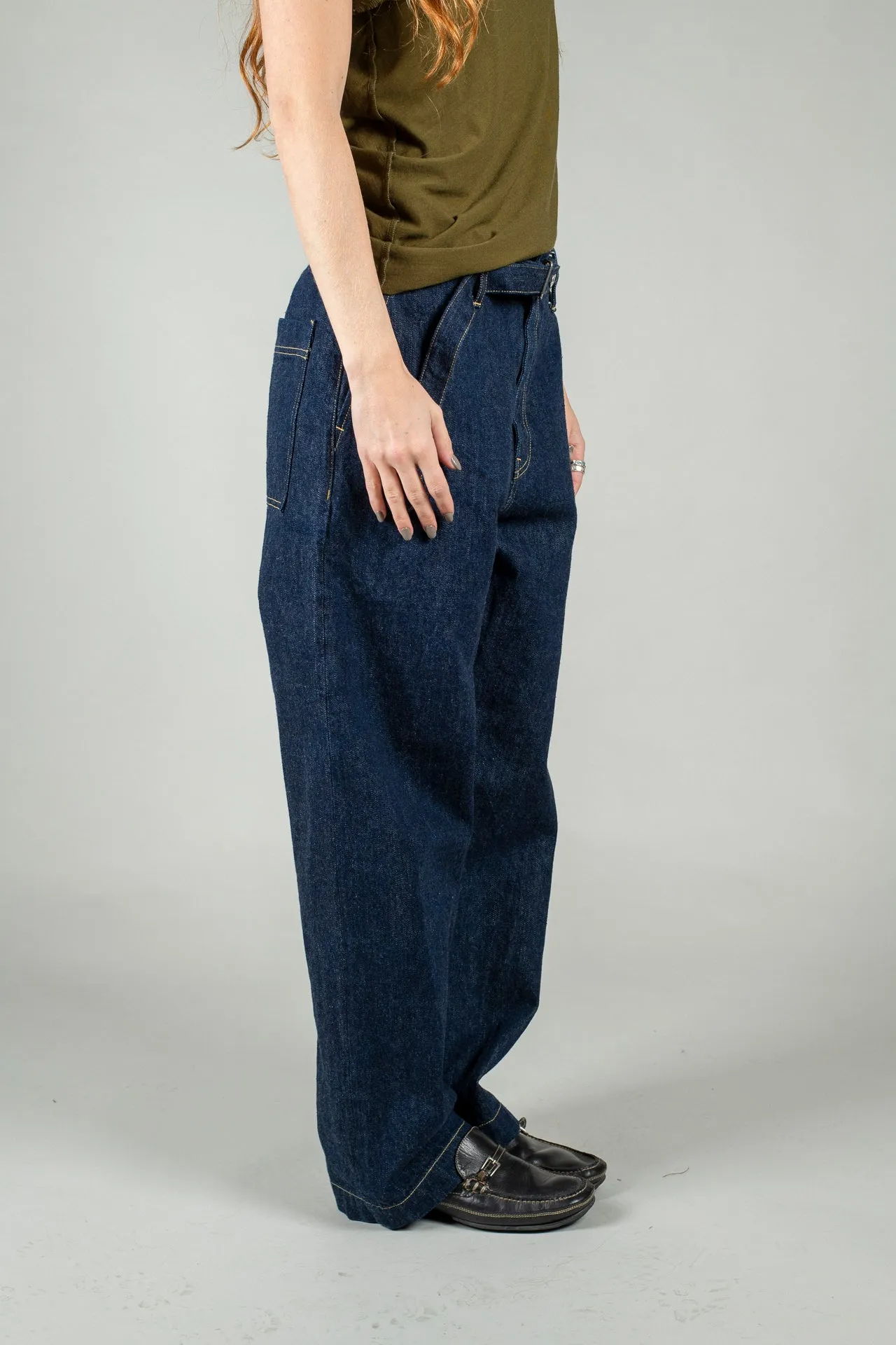 Belted Trouser- Raw Denim sold by grays toronto product image thumbnail 4