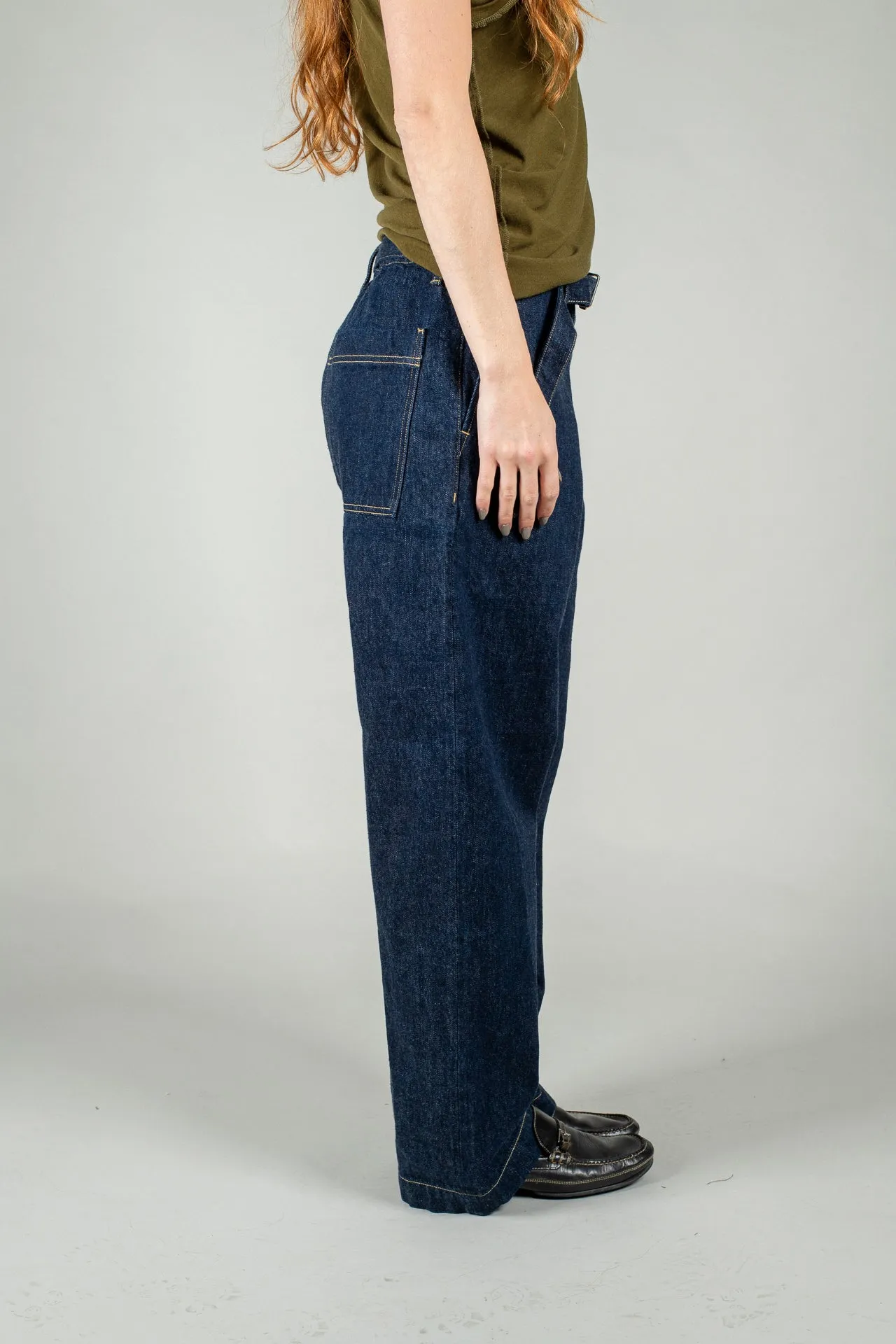 Belted Trouser- Raw Denim sold by grays toronto product image thumbnail 5