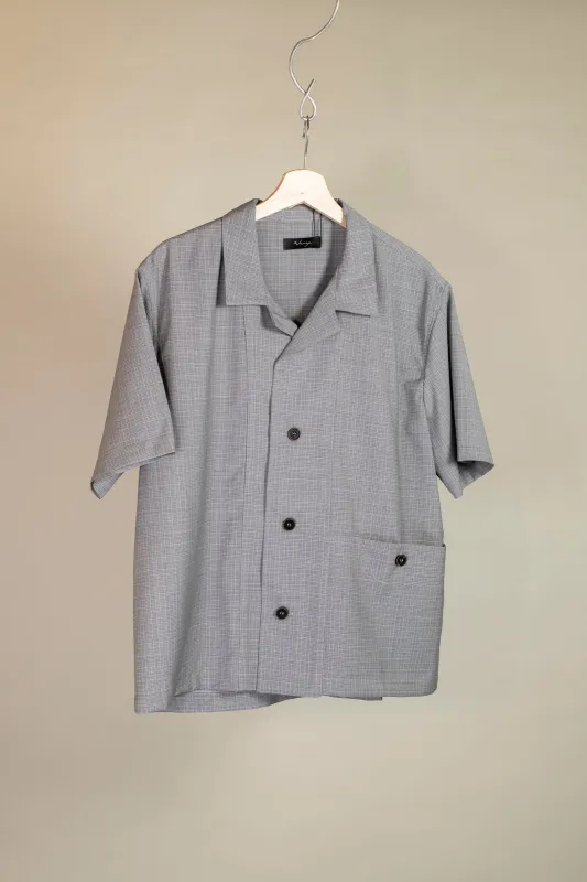 Uniform Shirt Wool Linen Plaid sold by grays toronto