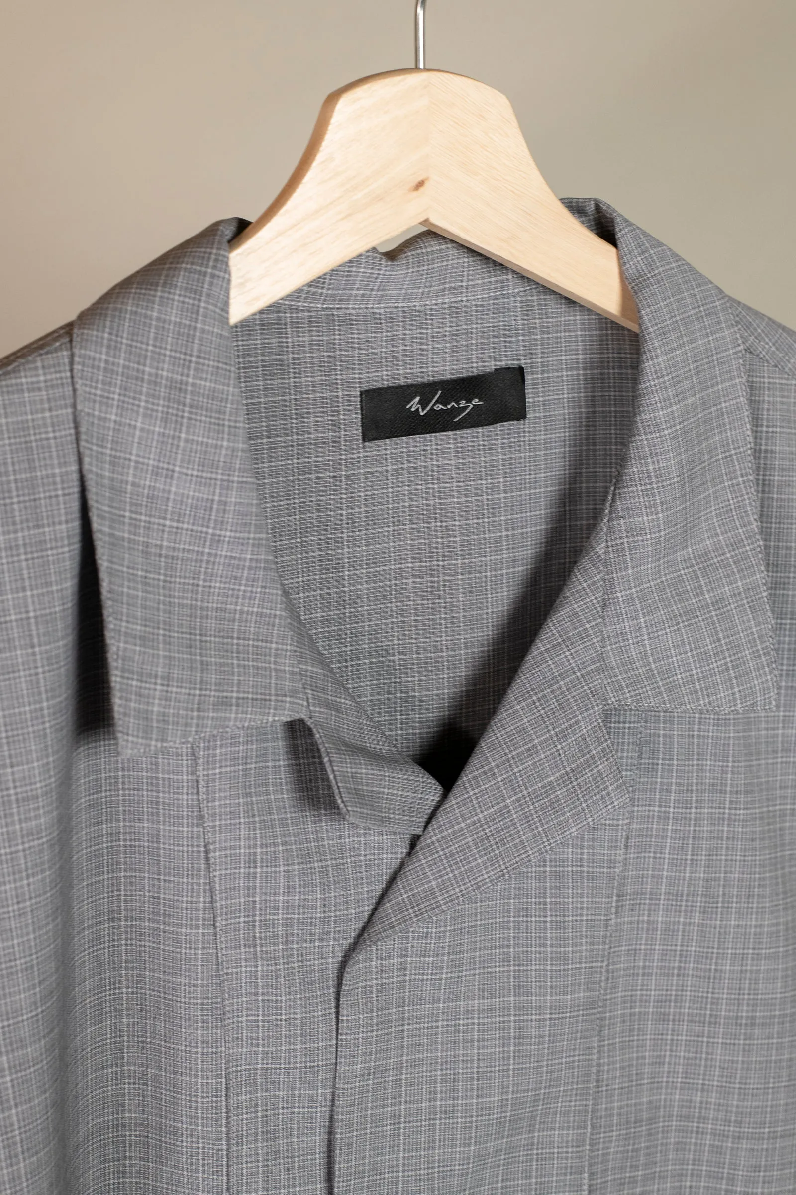 Uniform Shirt Wool Linen Plaid sold by grays toronto product image thumbnail 4
