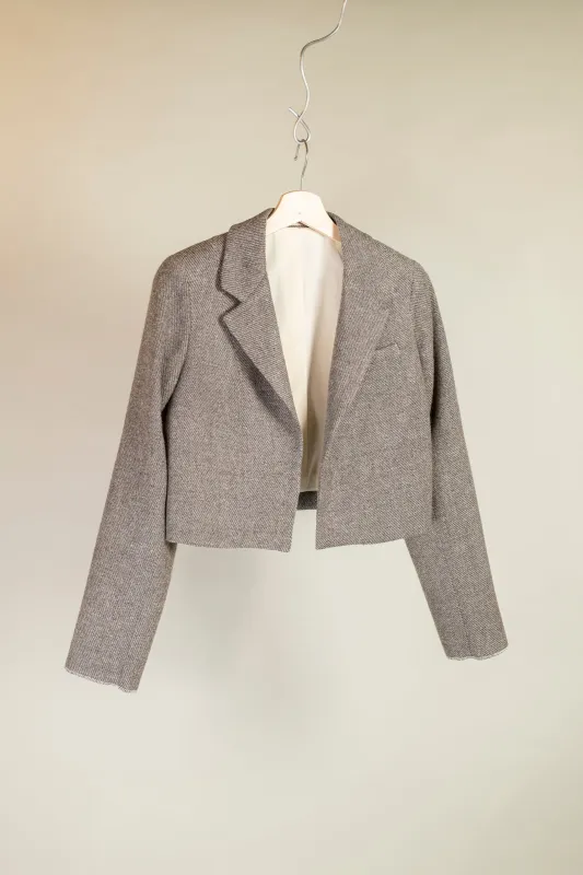 cropped blazer made by grays toronto