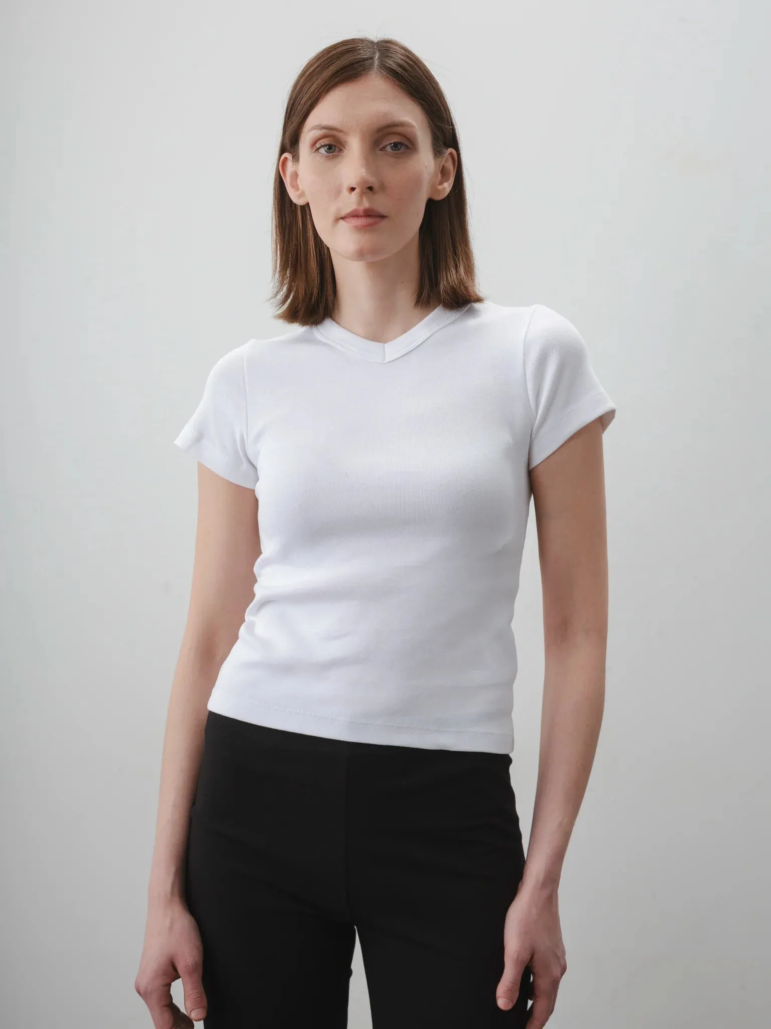 Cosmos Mini V-Neck sold by grays toronto