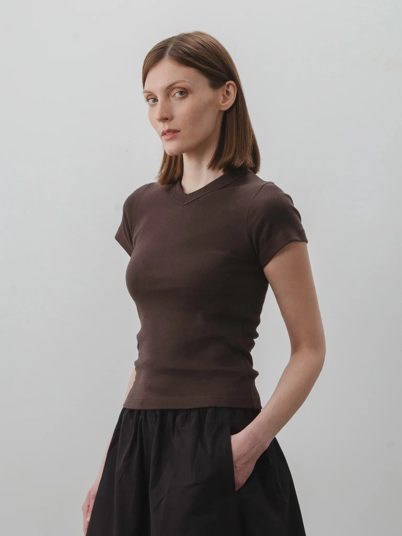 Cosmos Mini V-Neck - Loam sold by grays toronto product image thumbnail 2