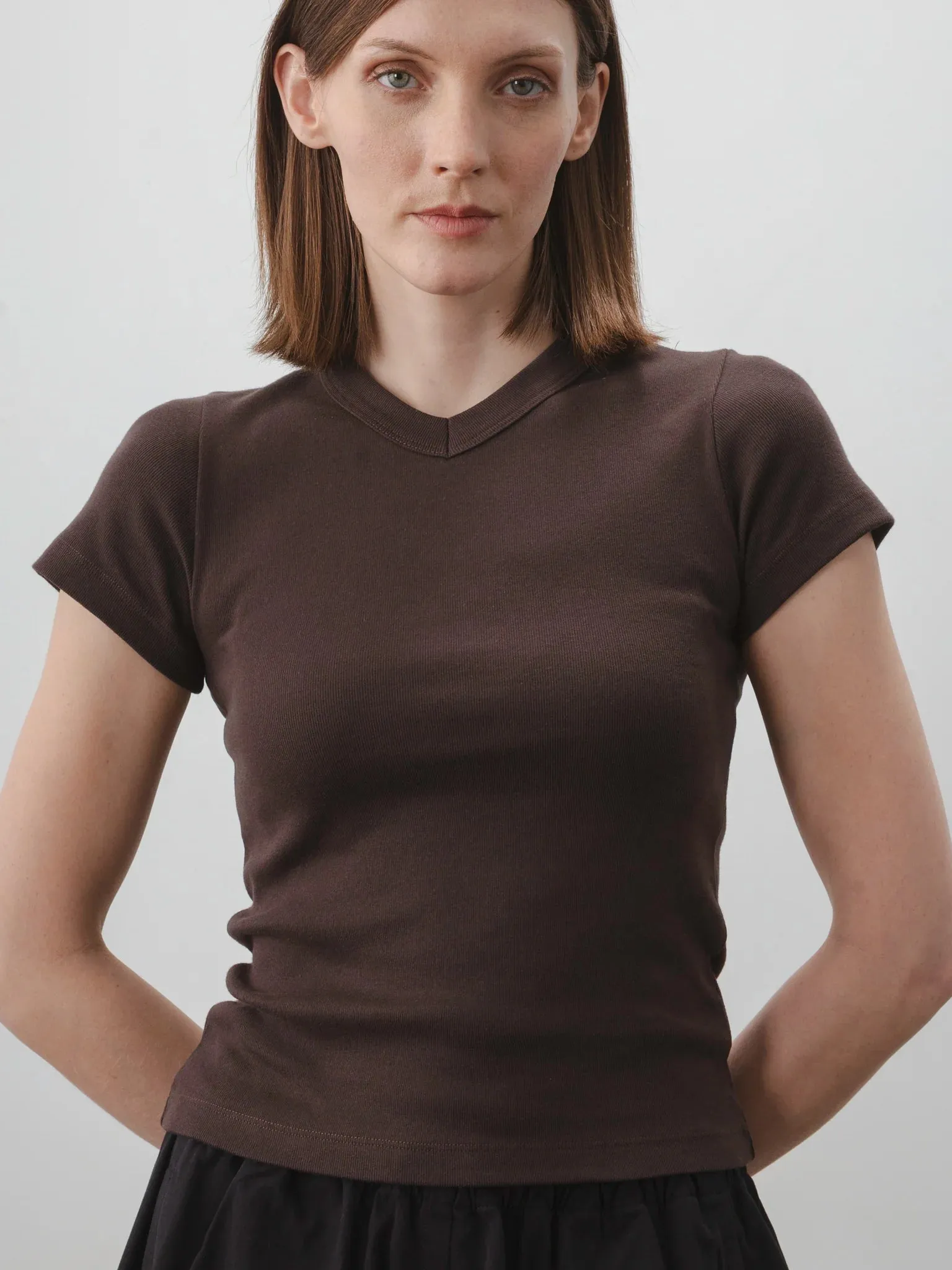 Cosmos Mini V-Neck - Loam sold by grays toronto product image thumbnail 3