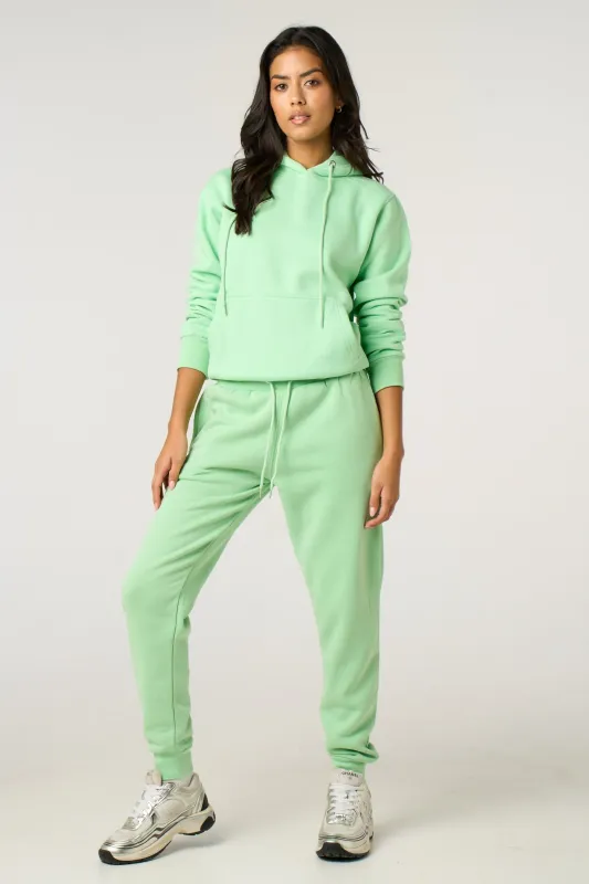 Sage Hoodie & Cuffed Joggers Loungewear Set - Bellamy sold by Femme Luxe