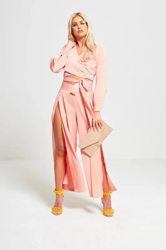 Beige Suede Envelope Luxe Clutch Bag - Laura sold by Femme Luxe