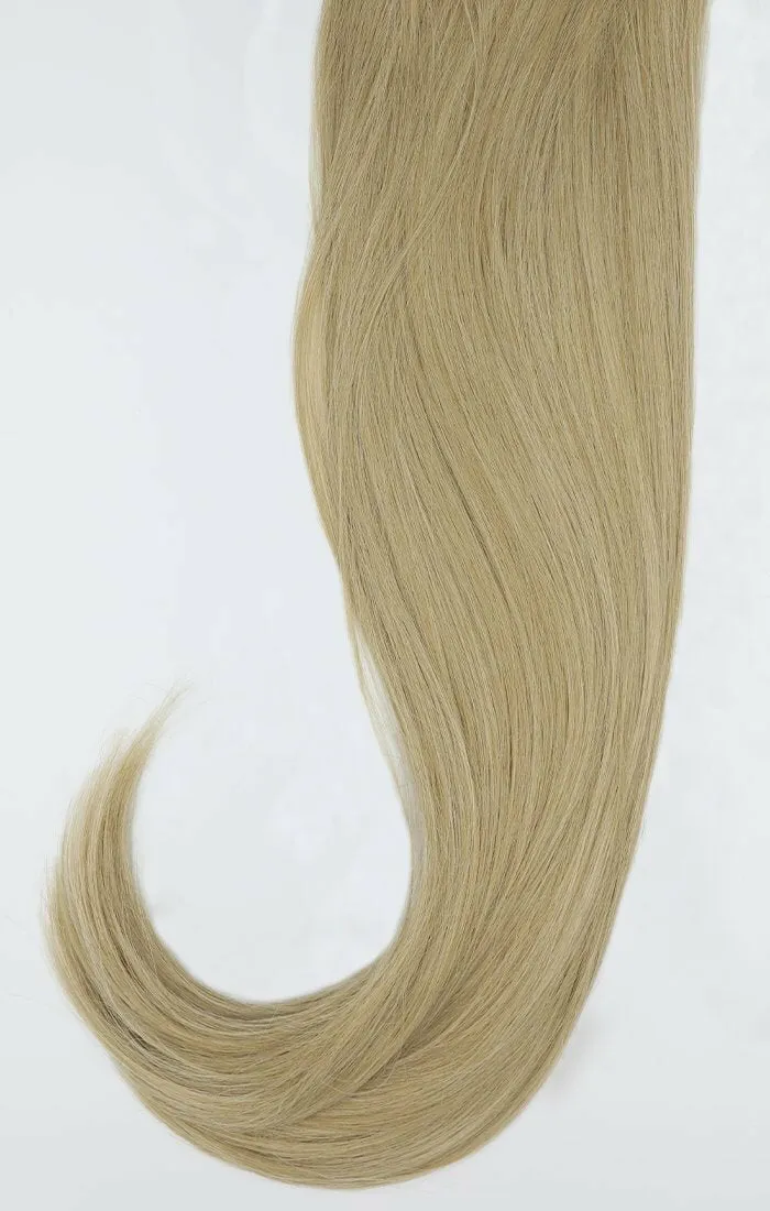 Light Golden Blonde 24" Synthetic Straight Hair Extensions Clip In Piece - Auora sold by Femme Luxe product image thumbnail 2