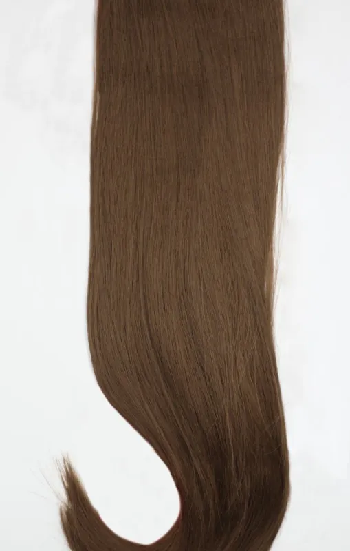Chestnut 24" Synthetic Straight Hair Extensions Clip In Piece - Auora made by Femme Luxe