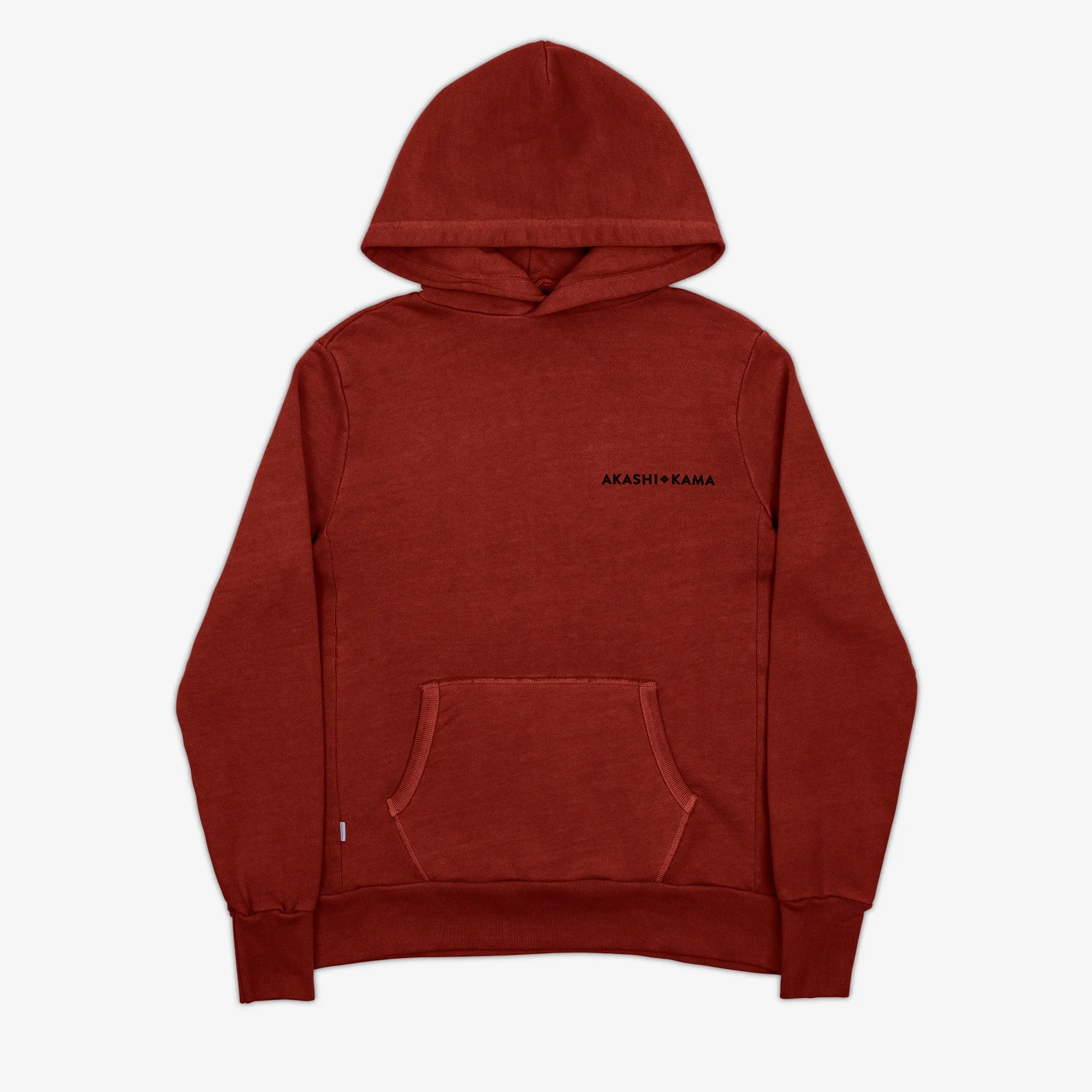 Stamped Logo Hoodie - Ember sold by AKASHI-KAMA