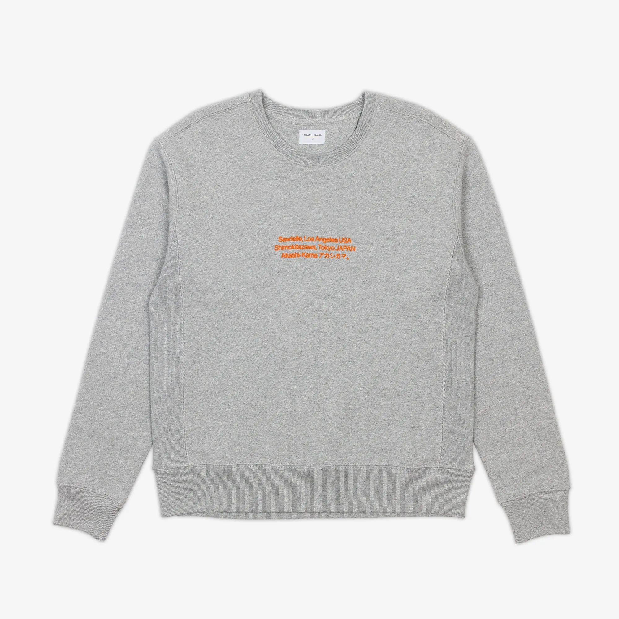 City Collection Crewneck - Grey sold by AKASHI-KAMA product image thumbnail 3
