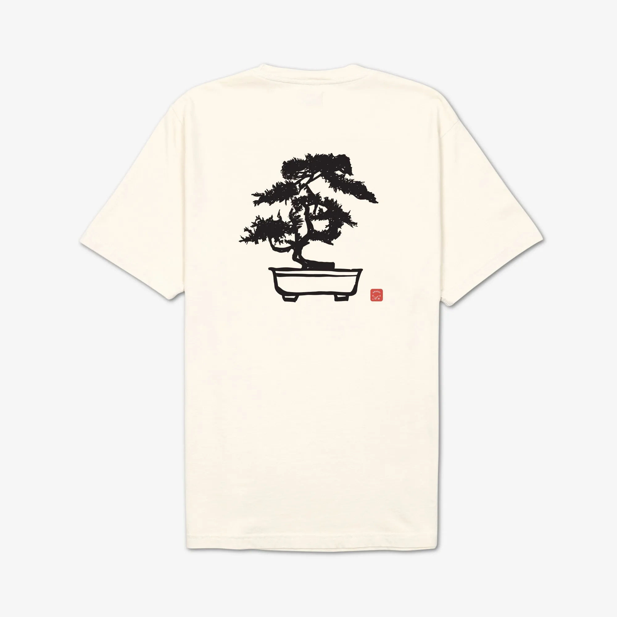 Hanko Crest Tee - Cream sold by AKASHI-KAMA product image thumbnail 3