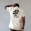 Hanko Crest Tee - Cream sold by AKASHI-KAMA