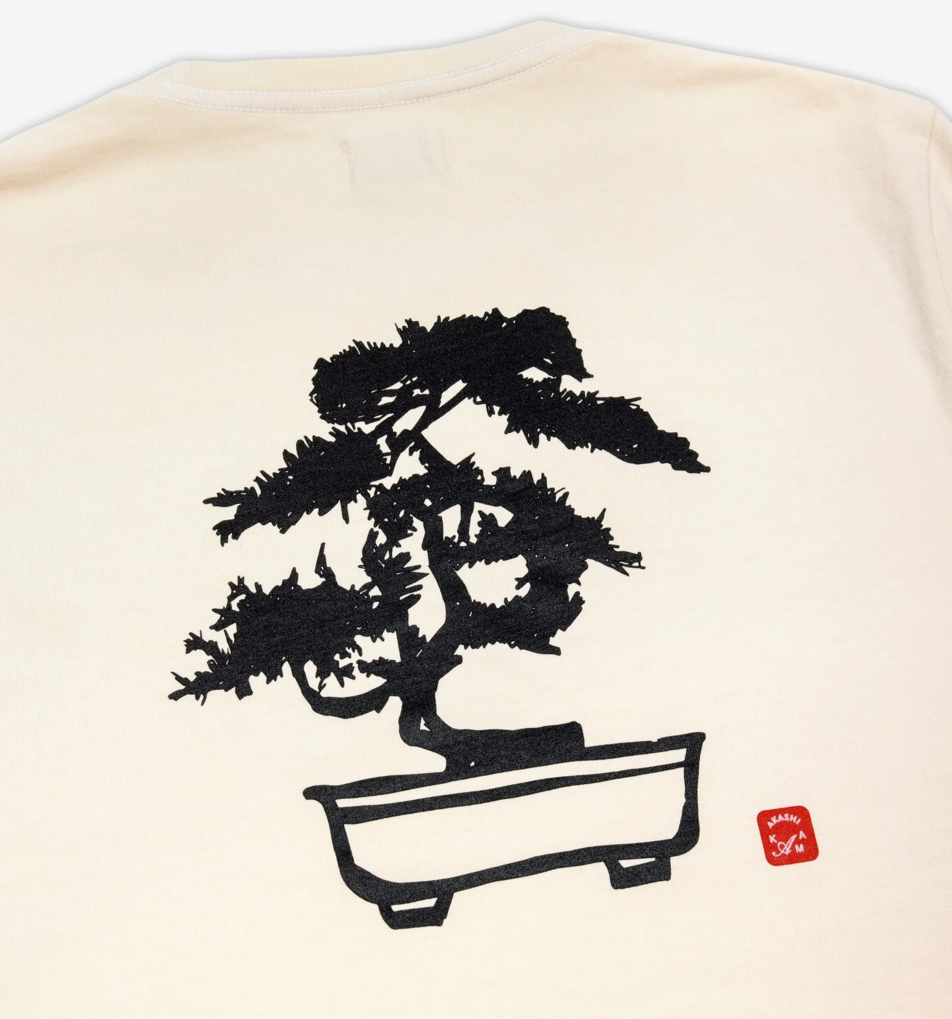 Hanko Crest Tee - Cream sold by AKASHI-KAMA product image thumbnail 5