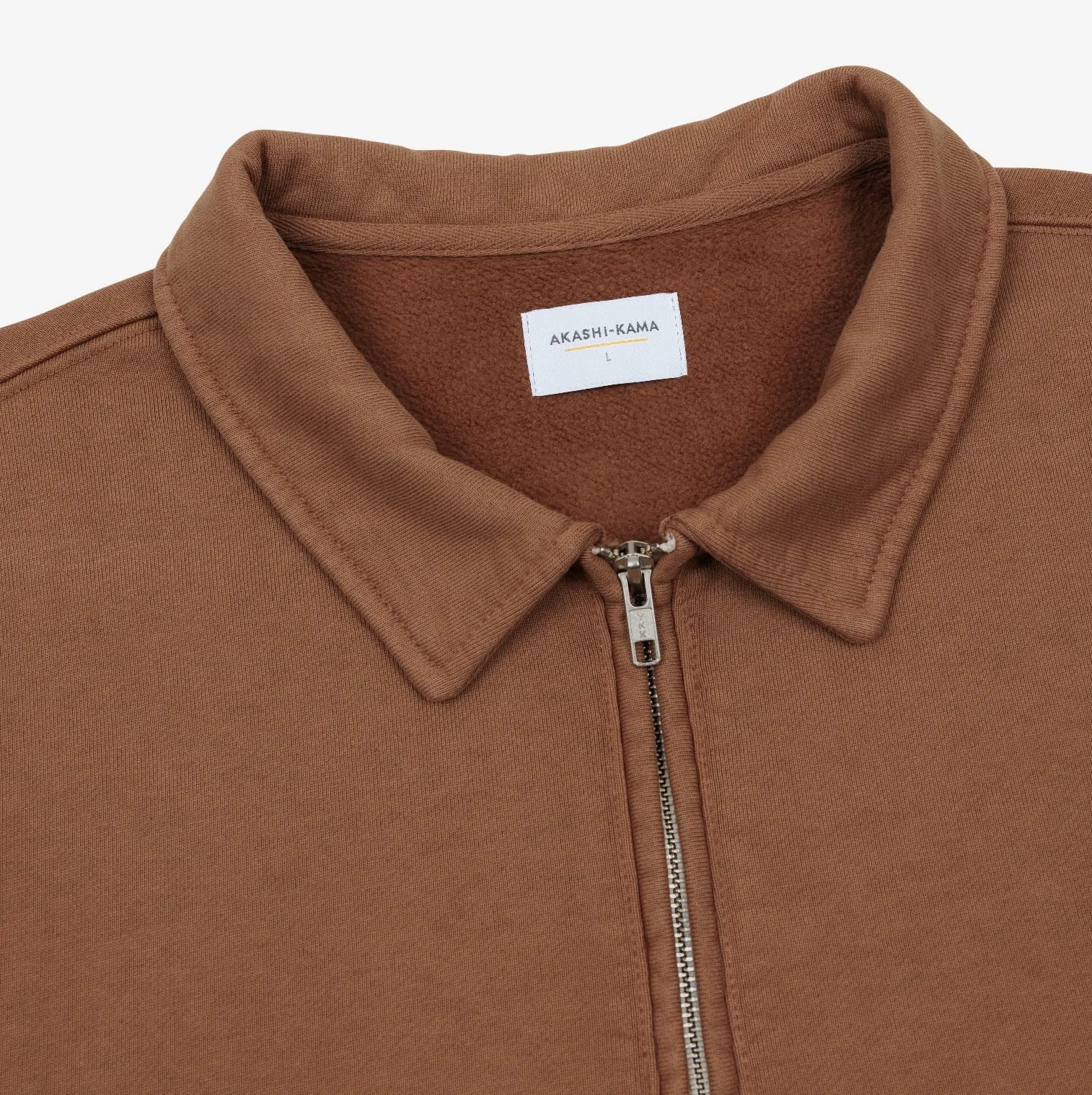 Cropped Quarter Zip - Terracotta sold by AKASHI-KAMA product image thumbnail 3