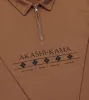 Cropped Quarter Zip - Terracotta sold by AKASHI-KAMA