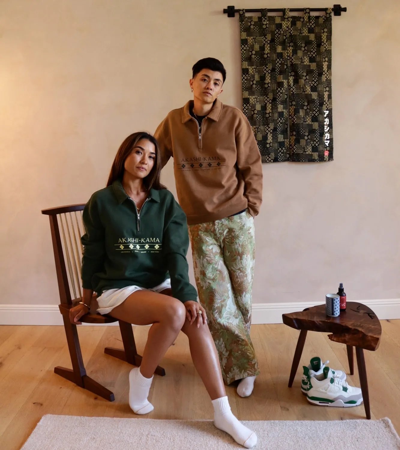 Cropped Quarter Zip - Terracotta sold by AKASHI-KAMA product image thumbnail 5