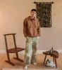Cropped Quarter Zip - Terracotta sold by AKASHI-KAMA