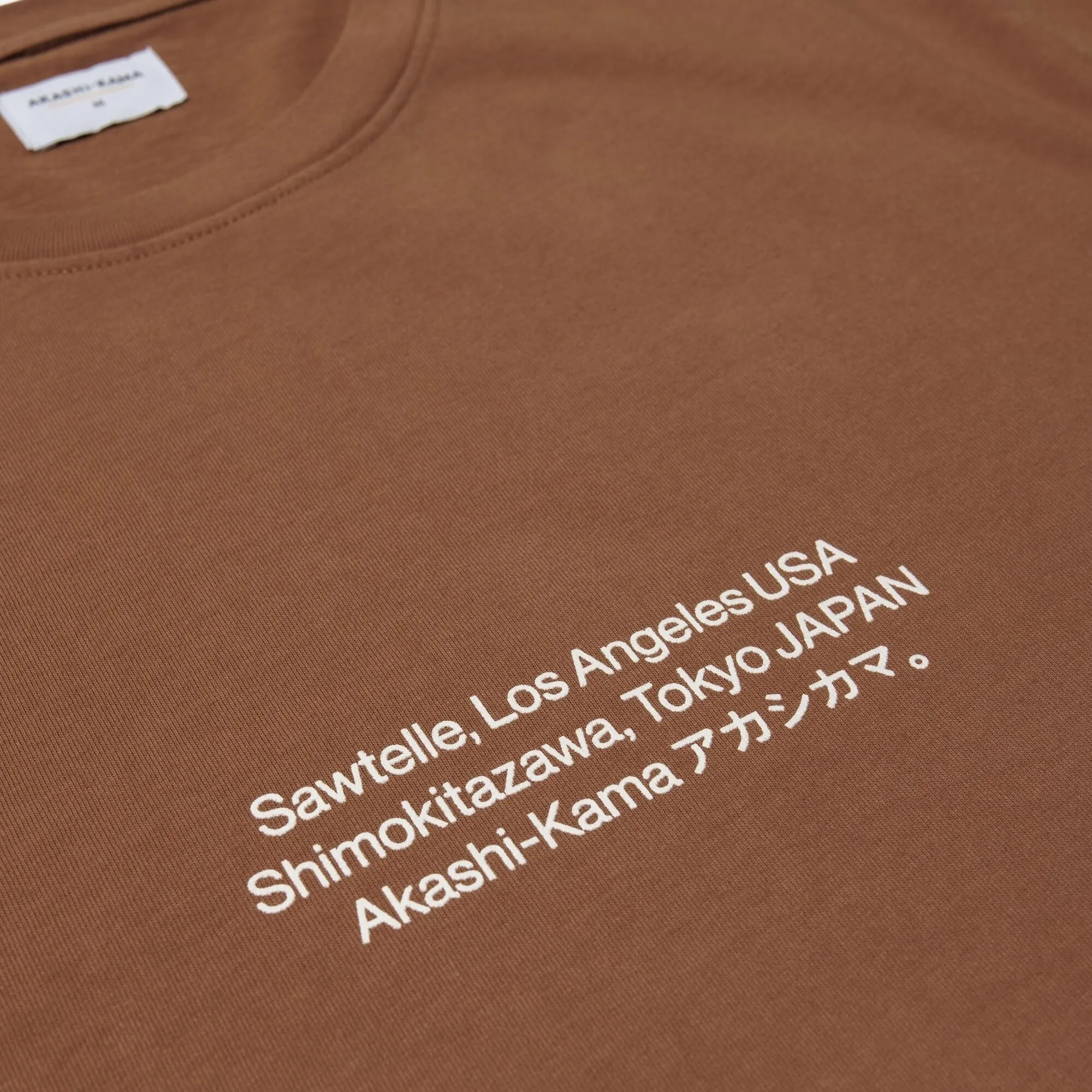City Collection Tee - Terracotta sold by AKASHI-KAMA product image thumbnail 4