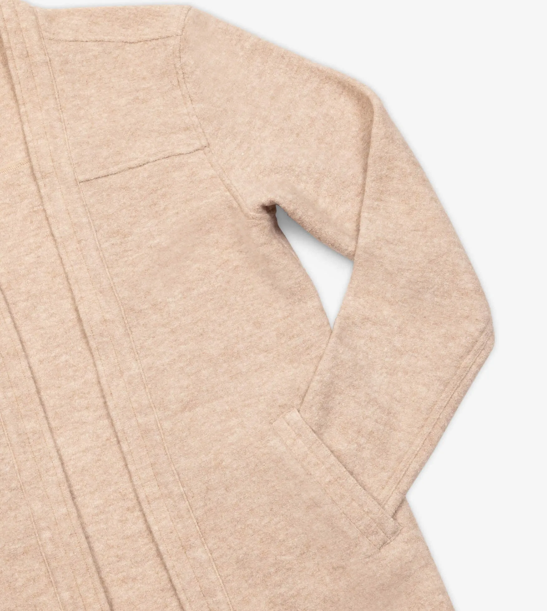 Wool Noragi - Light Camel sold by AKASHI-KAMA product image thumbnail 3