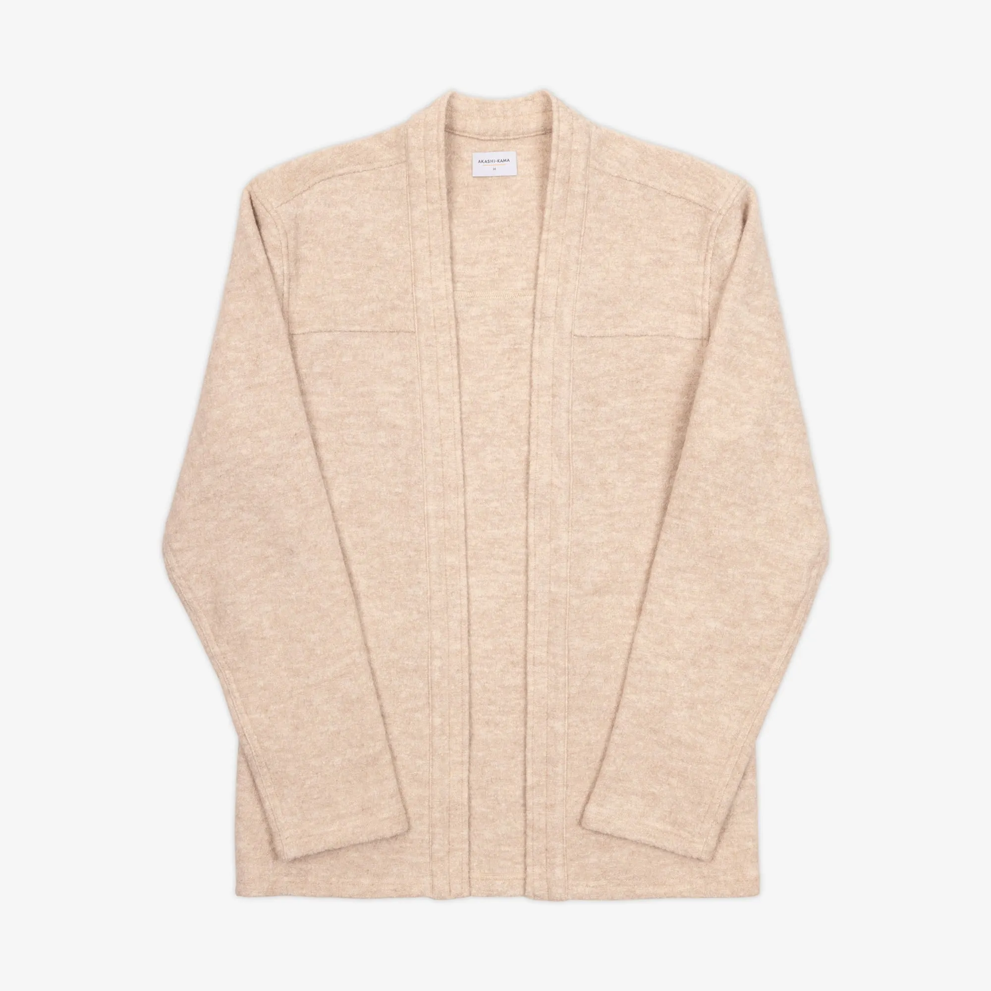 Wool Noragi - Light Camel sold by AKASHI-KAMA