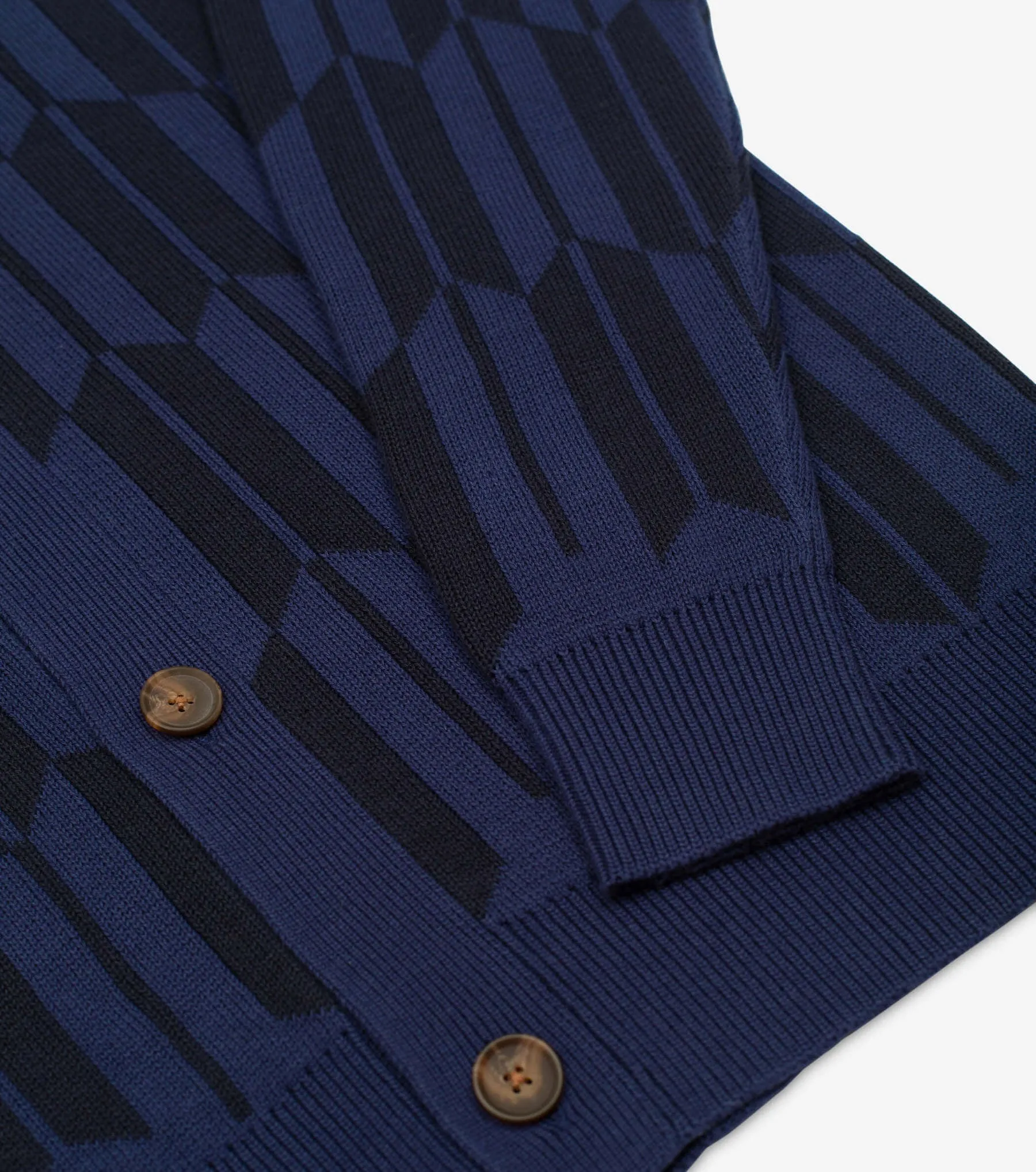 Arrow Cardigan Sweater - Indigo sold by AKASHI-KAMA product image thumbnail 5