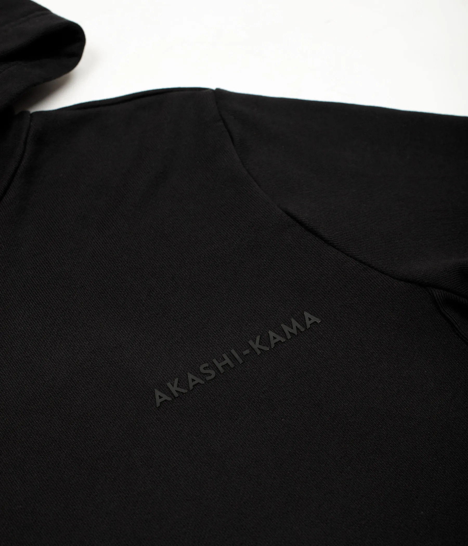 Stamped Logo Hoodie - Black sold by AKASHI-KAMA product image thumbnail 2