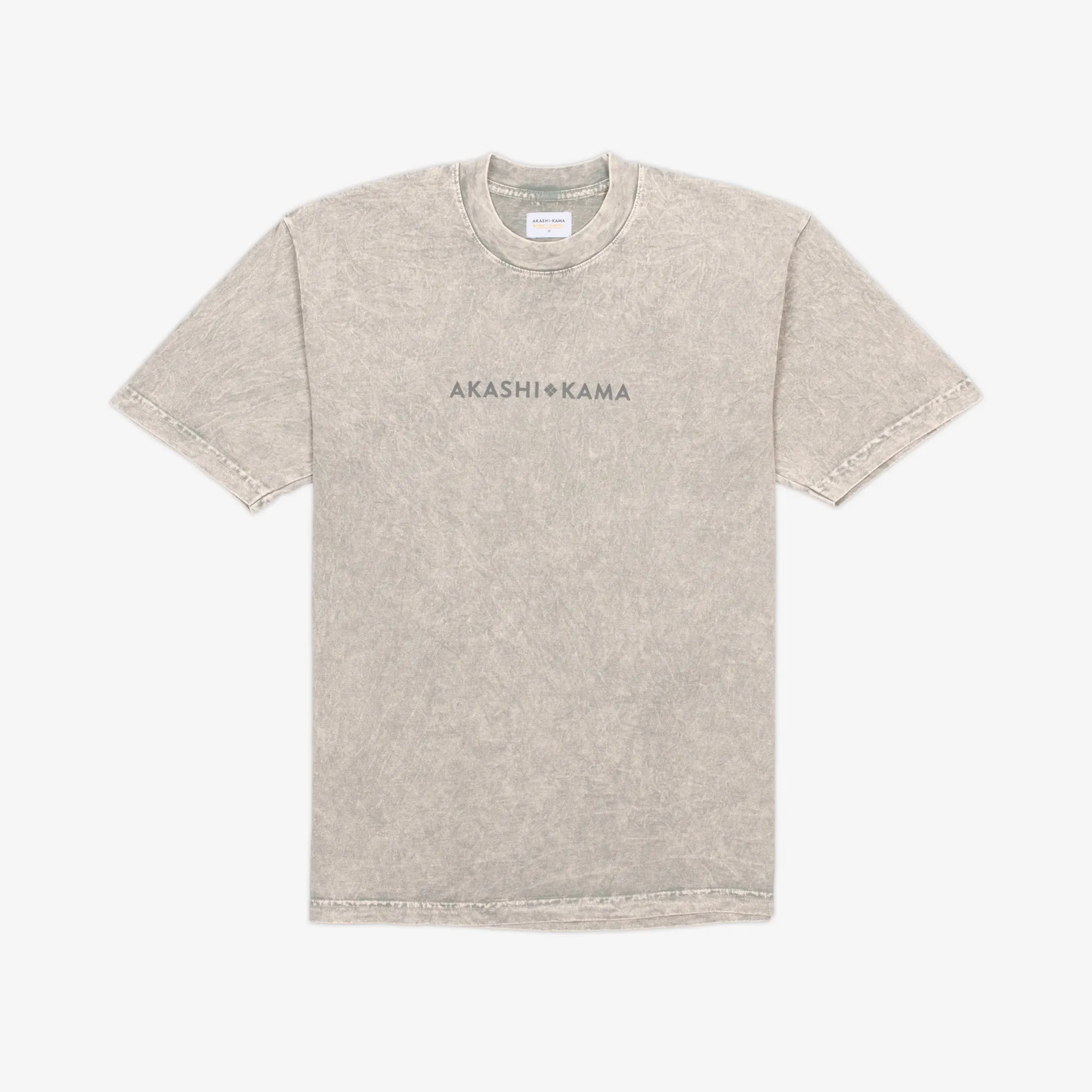 Stamped Logo Tee - Mineral Wash sold by AKASHI-KAMA